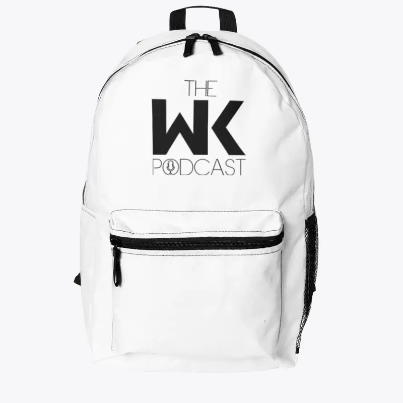 Small Logo Backpack White